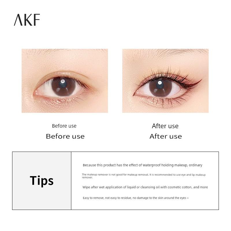 AKF Official Thick Long Mascara Curling Waterproof Long Makeup Base Non-Decolorizing Lasting