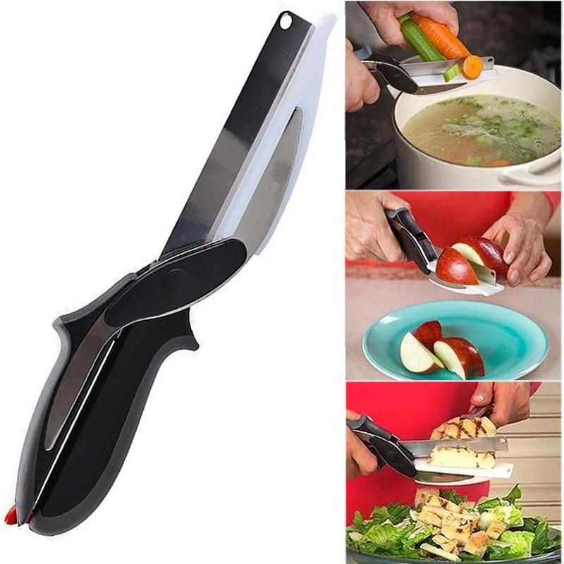 Smart Cutting Scissors For Home Kitchen Multi-functional Vegetable Scissors