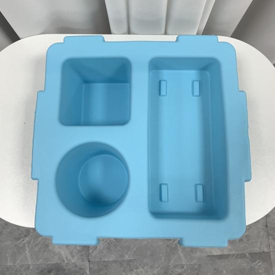 Snack Container Tray with Cup Holder Large Capacity Multiple Compartments