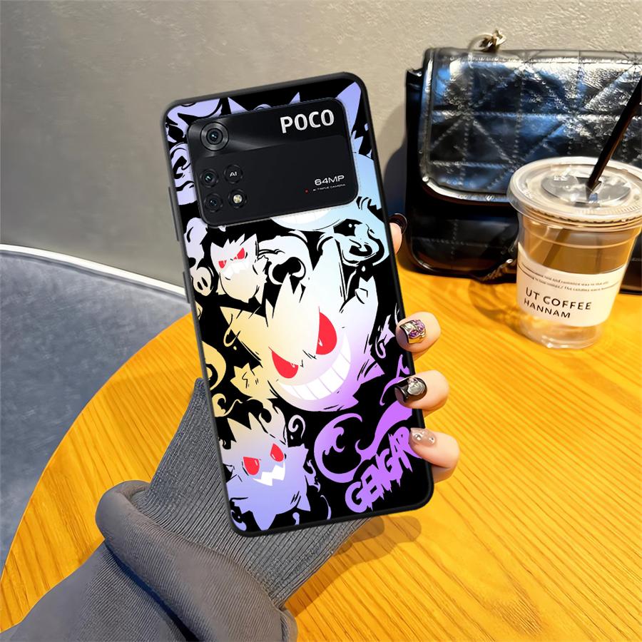 Case for Xiaomi Poco F8 M5 F1 C71 C75 X3 X4 X5 X7 Pro C50 F3 M3 M4 M7 Pro C61 Funda Phone Cover Cool Gengar Pokemon