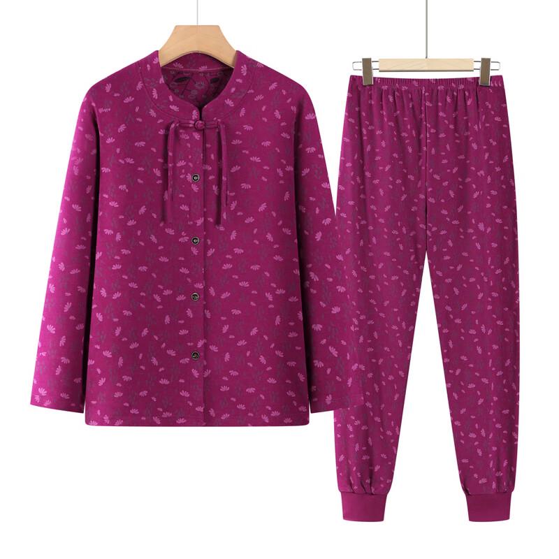 YUZHAOLIN Women's Floral Thermal Underwear Set