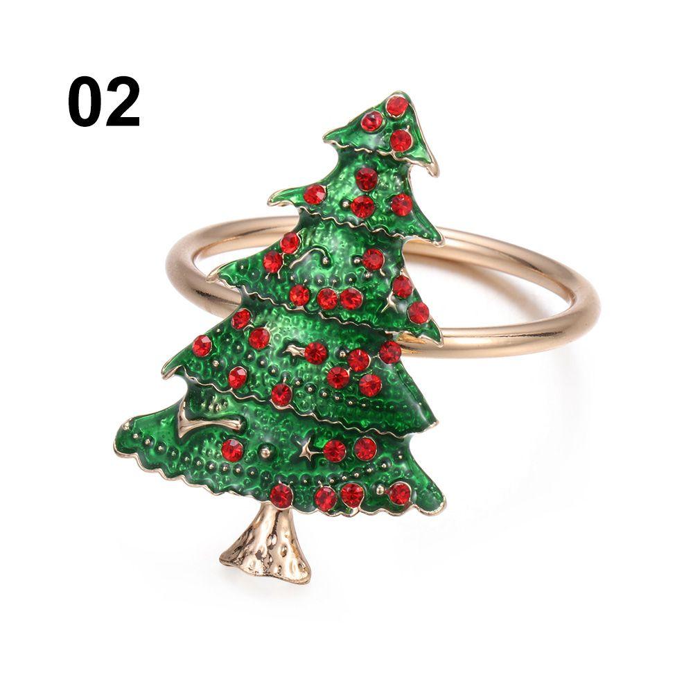 El Sanatları Noel Ağacı Düğün Malzemeleri Masa Dekorasyonu Noel Malzemeleri Peçete Halkası Ağız Halkası