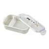 LIV HEART Lunch Sleepy Animals CAT Dishwasher Made in Box, (Total Length Approx. 17.5cm), Safe, Japan, 18111-02