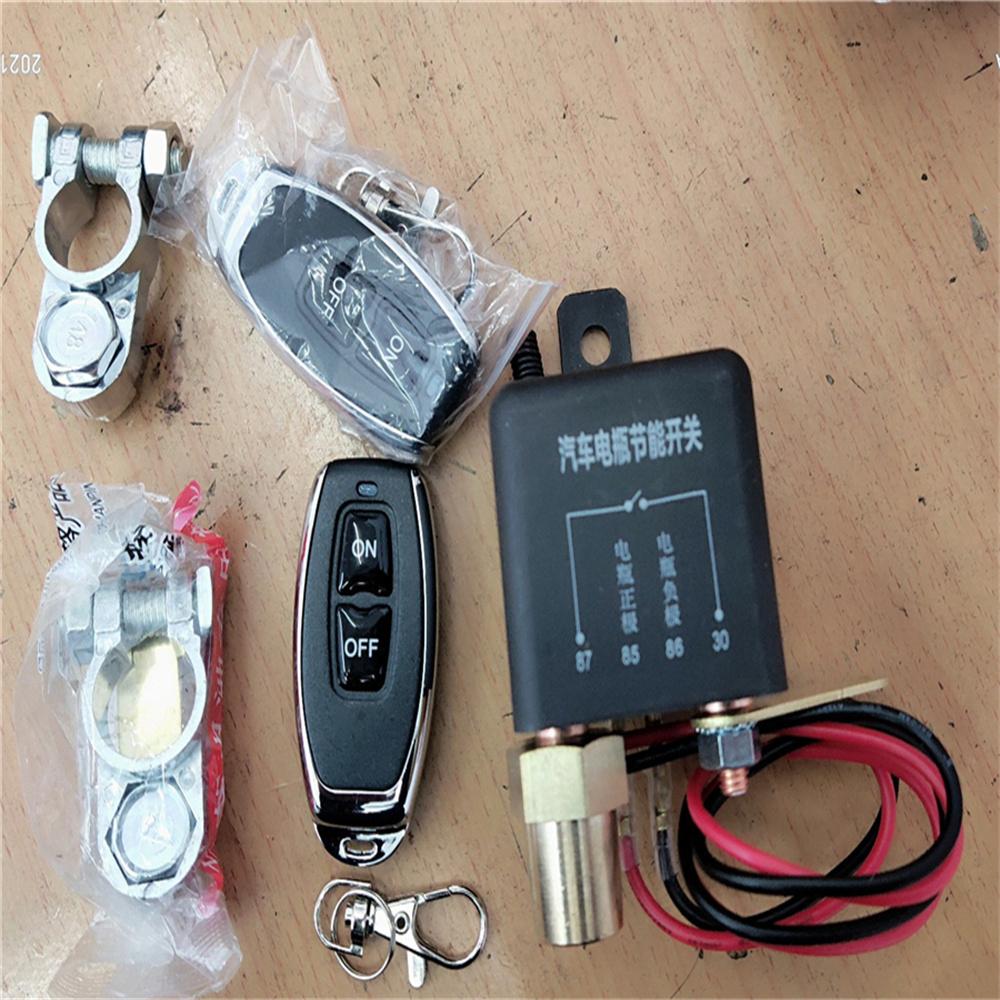 12V Car Battery Disconnector Relay Master Kill Switch W/Wireless Remote Control