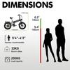 BURCHDA R7 1500W Fat Tire Electric Bike for Adults | 20'' All-Terrain eBike with 48V 20A Removable Battery | 7-Speed Gears Off-Road Bicycle 26MP