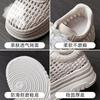 Thick soled women's 2025 summer new woven small mesh fashionable casual shoes