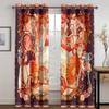 Chinese Shanghai City Girl Cheongsam Opera Window Curtains Kids Bedroom Living Room Hall Treatments Kitchen Decor Drape Blinds