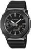 Casio G-SHOCK GM-2100LXB-1AJF Reloj Luxe Negro Cubierto de Metal – Material Ecológico – Negro – Para Hombre – Modelo Genuino de Mercado Interior Japonés