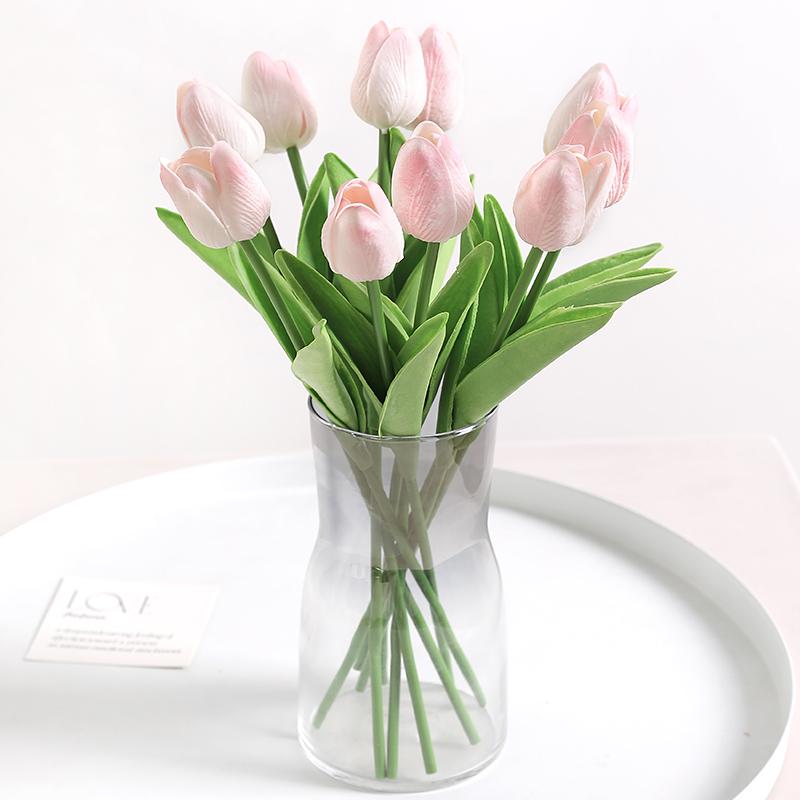 5/10Pcs Tulip Artificial Flowers Bouquet Foam Fake Flowers for Home Room Decor Garden Wedding Decoration DIY Vase Gift Accessory