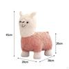 Adorable Alpaca Plush Footrest for Home Decor