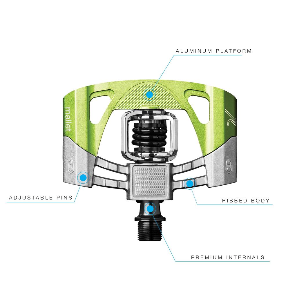 CRANK BROTHERS Ultra Lightweight Binding Pedals Mallet 2 V2 Black 574627