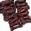 1.5 2 3 4 5 6 8 mm Marrón Retro Redondo Plano Cordón de Cuero Genuino de Vaca para Pulsera Collar Cuerda de Cuero Hilo Fabricación de Joyería DIY