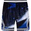 New Jordan SS25 Shorts Children Aged 3 7 Years Old Black/Dazzling Blue JD2522014