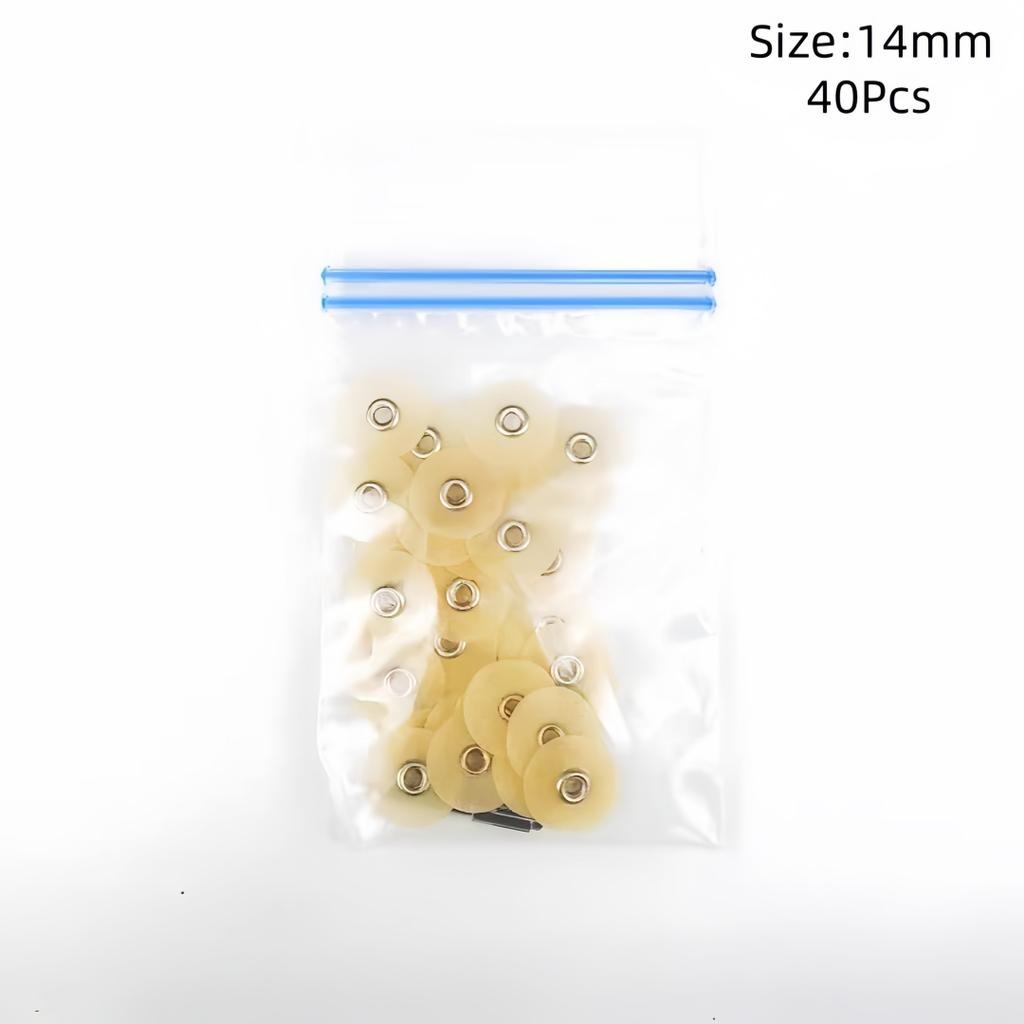 40 buc. Discuri de Lustruit Dentare cu 1 Mandrină 14 mm Materiale Abrazive pentru Șlefuirea Dinților cu Dopuri Instrumente pentru Medicul Dentist pentru Clinica Dentară