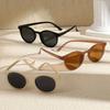 3pcs Unisex Retro Round Fashion Glasses Lightweight Vintage Style for Daily Commute Street Style Fashion