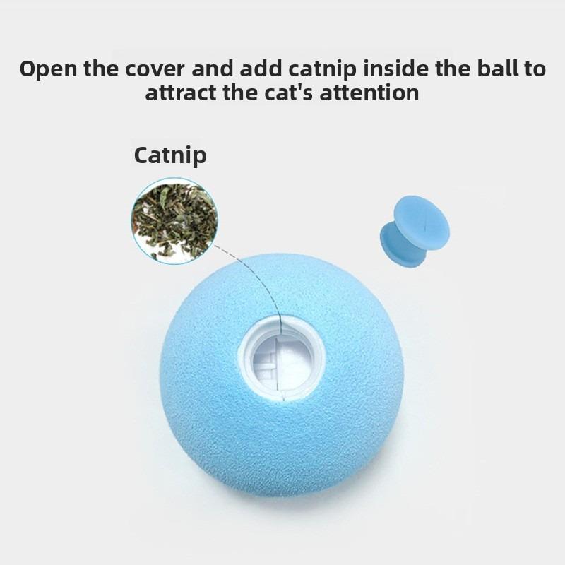 Gravitational Chirping Ball Cat Toy Simulation Animal Sound Ball with Mint