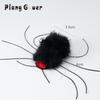 Plush Spider Cat Teasing Stick Change Head Toy Insect Pet Supplies Toys