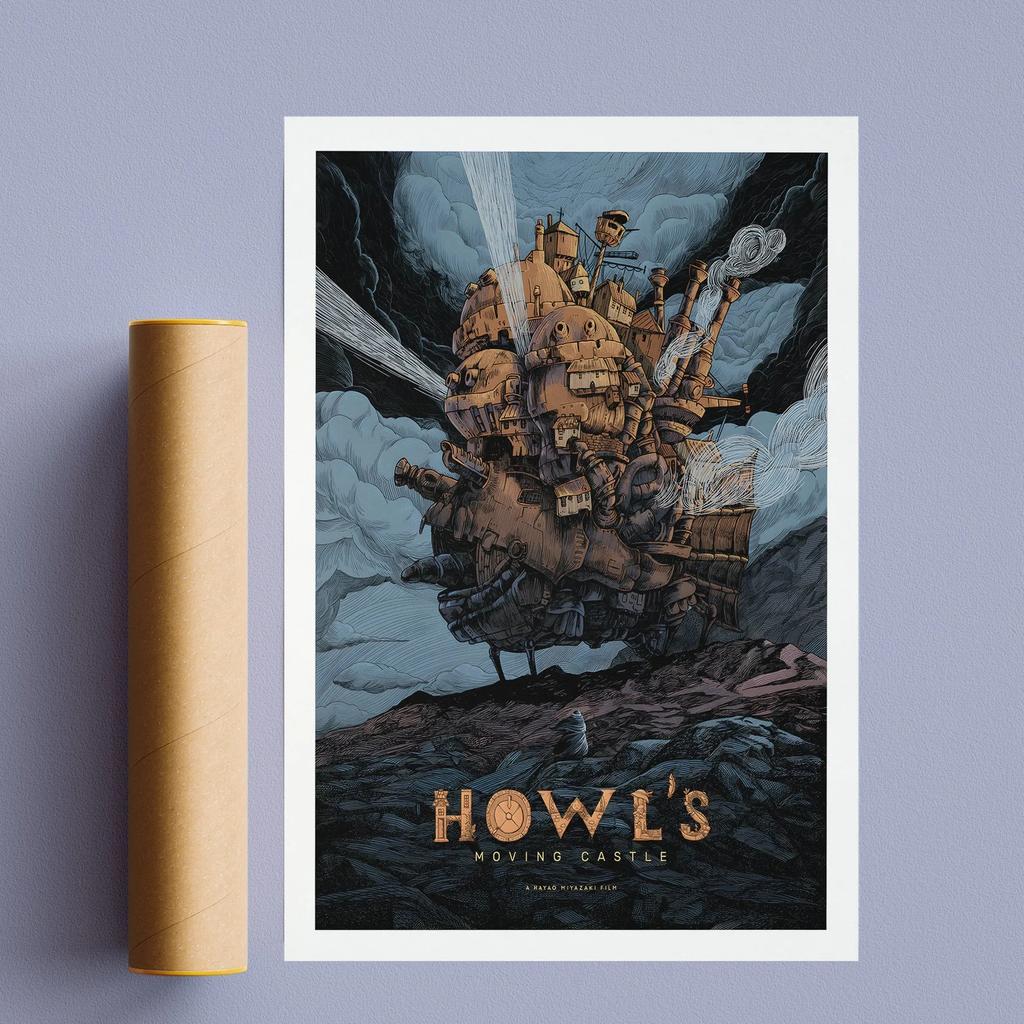 Pop Anime Figure Miyazaki Hayao/Patlabor/Totoro Manga Poster Aesthetic Wall Art Home Kids Kawaii Room Decor Vintage Canvas Print