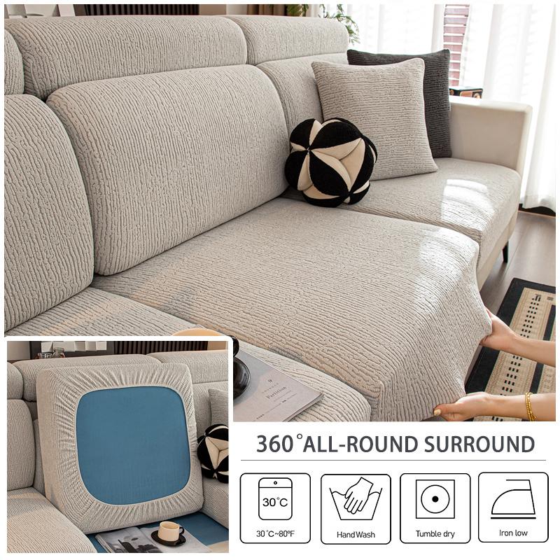 Thicken Stretch Sofa Seat Cushion Cover All-Inclusive Sofa Cushion Cover Soft Anti Slip Sofa Slipcover Dogs Furniture Protector