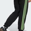 Adidas Originals Knitted Sports Pants Comfortable Soft Striped Drawstring Kids bottoms JV7796