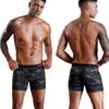 BONITOS 4pcs Cotton Men's Panties Pack Brand Boxer Shorts Man Camouflage Intimate Underpants