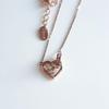Used Necklace Pendant Canal 4 DISNEY Heart STERLING