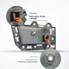 Kit di Riparazione Maniglia Interna Porta TRQ per Jeep Grand Cherokee 2005 DHA65224