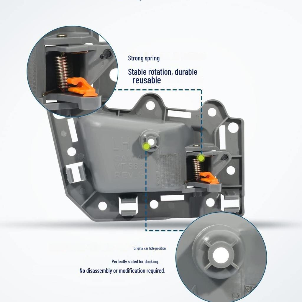 Kit di Riparazione Maniglia Interna Porta TRQ per Jeep Grand Cherokee 2005 DHA65224