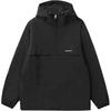 Logo Embroidered Water-Resistant Long Sleeve Hooded Jacket Men Jackets Black CHXJKI030820N-BKA
