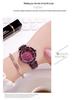 Gedi Women's High-End Starry Sky Quartz Wristwatch, Waterproof Alloy Design