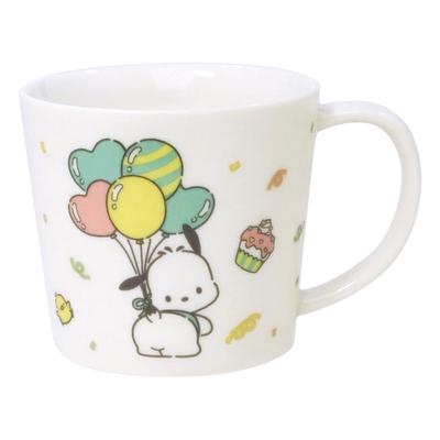 Sanrio Pochacco 35th Anniversary Made In 310151 Mug, Approx. 280ml, White, Japan,