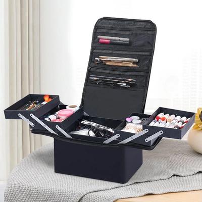 New Large Capacity Make Up Bag Multi-layer Manicure Hairdressing Embroidery Tool Kit Cosmetics Storage Case Toiletry Bag