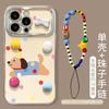Polka Dot Dachshund Compatible with Apple 16 Pro Max Phone Case 14 Pro 13/12 Full Coverage 15 Window XS/15P Soft