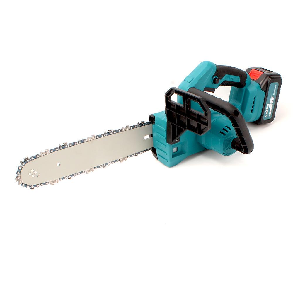 12" Rechargeable Brushless Lithium Battery Chainsaw for Outdoor Woodworking and Tree Felling