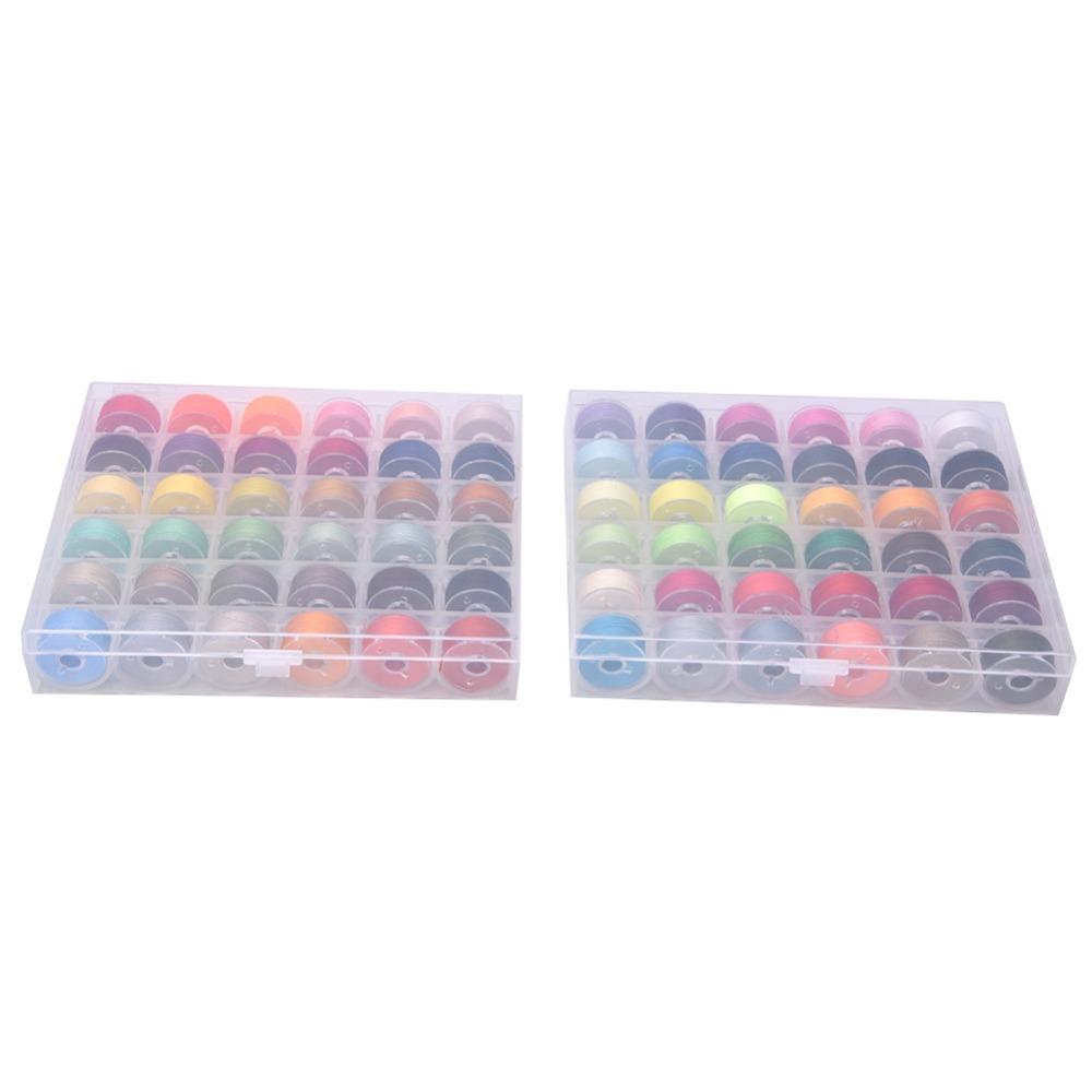 72pcs High Quality Sewing Thread 72 Colors Embroidery Thread Professional Bobbin Thread  Embroidery