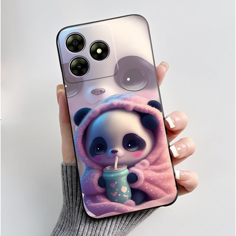 Pentru Blackview Wave 8C 6.56" Wave 8 Black View Wave8C Wave8 Spate TPU Silicon Moale Carcasă Telefon Luxos Drăguț Iepuraș Iubire Husa Amuzantă