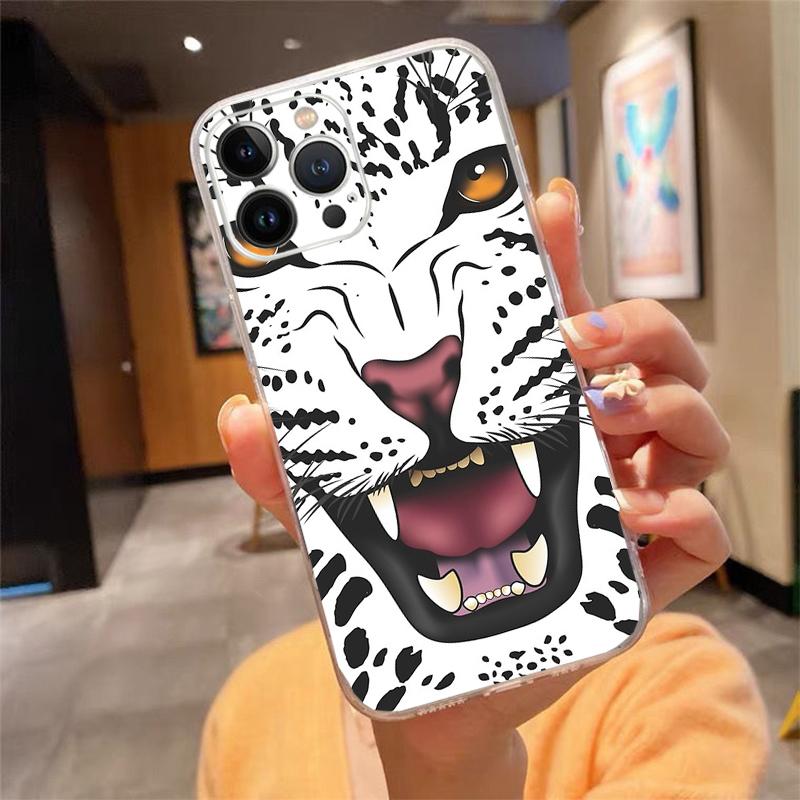 Phone Case For iphone 17ProMax Air 16 15 14 13 Pro Max 15 16 Pro 15Plus Fashion Tiger Lion