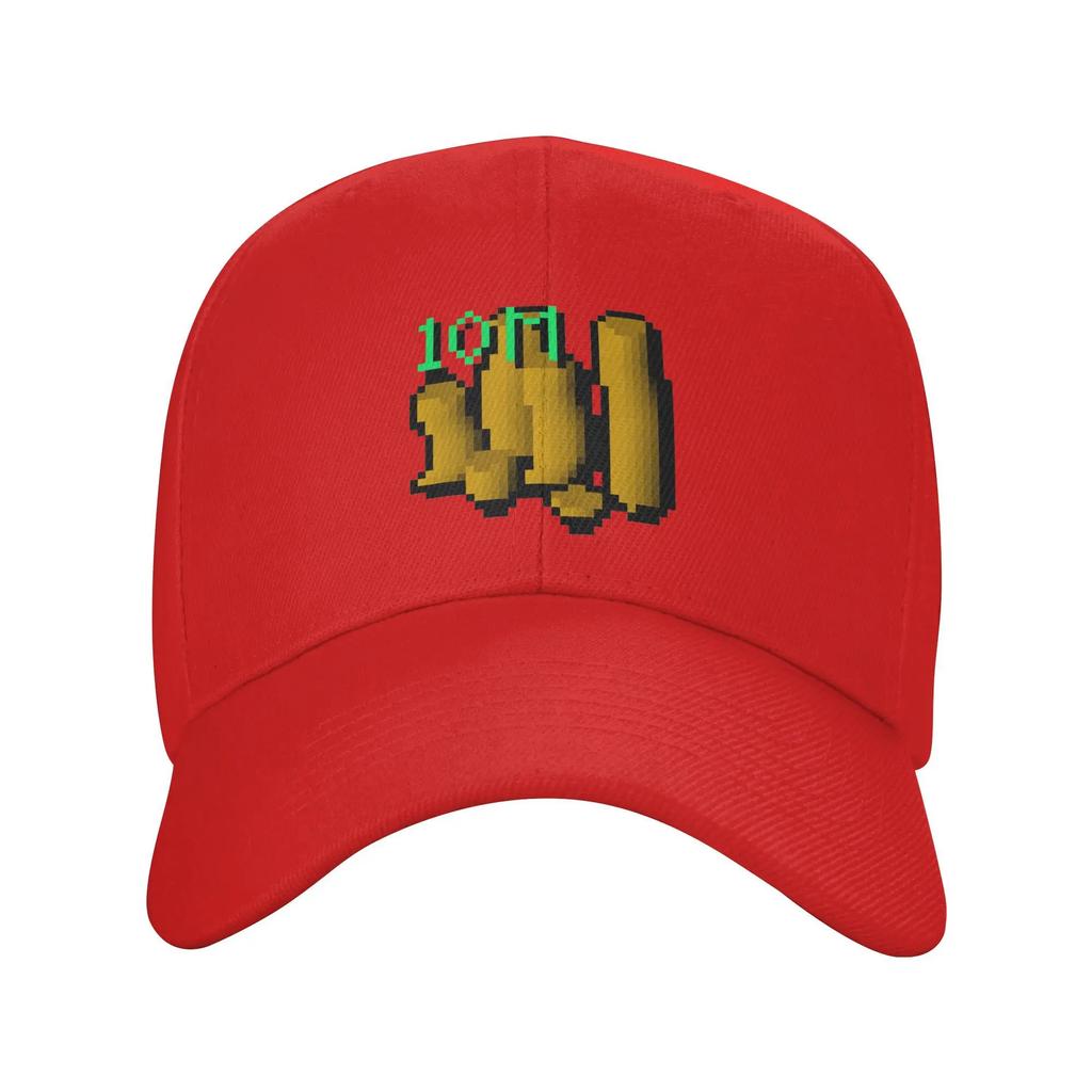 10m coins - runescape Baseball Caps Snapback Fashion Baseball Hats Breathable Casual Casquette Outdoor For Men's And Women's