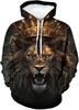 26 New Men's Clothing Popular Animal Printing Series 3D Printing Hoodie Children's Sweater Men's