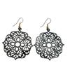 @ Unique Earrings Plaid Hollow Alloy Plating Earrings For Ladies Girls Zr-1537-60%Off