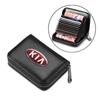 1pcs Fashion Leather Car Driver's License ID Card Bank Card Wallet Car Styling For Kia Rio Ceed Sportage Cerato Soul Sorento K2 K5 Flip Car Accessorie