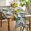 4PCS Watercolor Hydrangea Butterfly Placemats,12x18 Inch Spring Summer Table Mats for Party Kitchen Dining Table Decoration