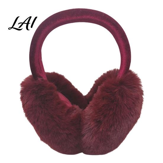 Cozy Winter Gear for Ears Women's Ear Muffs Soft Faux Rabbit Fur Warmers Adjustable Fuzzy Muffs Cycling Sports Commuting Plush Fluffy Cold