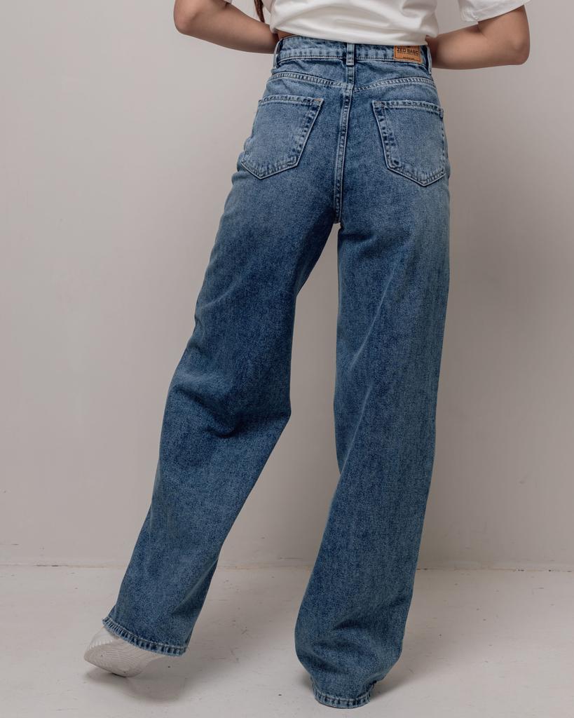 Blugi de damă ZEO Basic 4635 34 albastru deschis