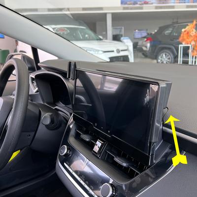 Mobile Phone Holder for Toyota Corolla Cross XG10 Hybrid 2025~2024 Clip Magnetic Wireless Charging With Lights Accessorie iPhone