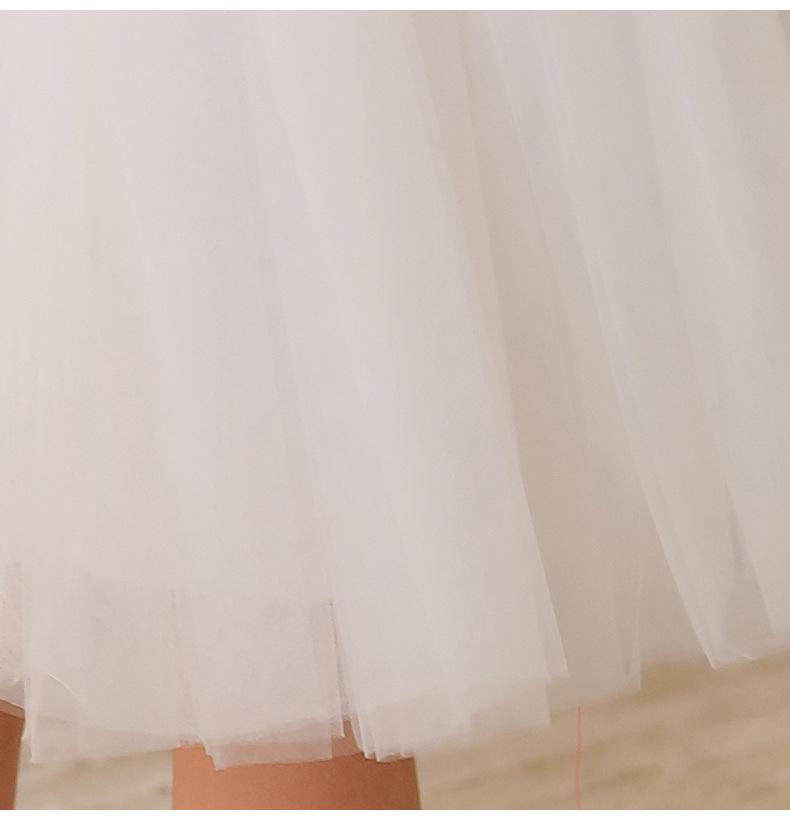 2024 Luksusowa dziewczęca sukienka księżniczki - lekka elegancka odzież ślubna i na występy