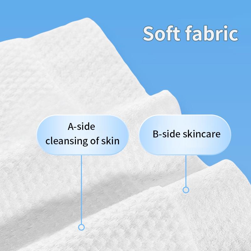 Perlmuster Einweg-Gesichtstuch 100% Baumwolle Tissue Weich Gesichtsreinigung Wiederverwendbar Nass Trocken Make-up Einweg-Gesichtstuch