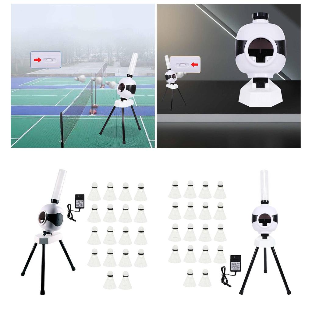 1 Automatic Badminton Serving Machine Robot Portable PVC Practice Device Suitable for