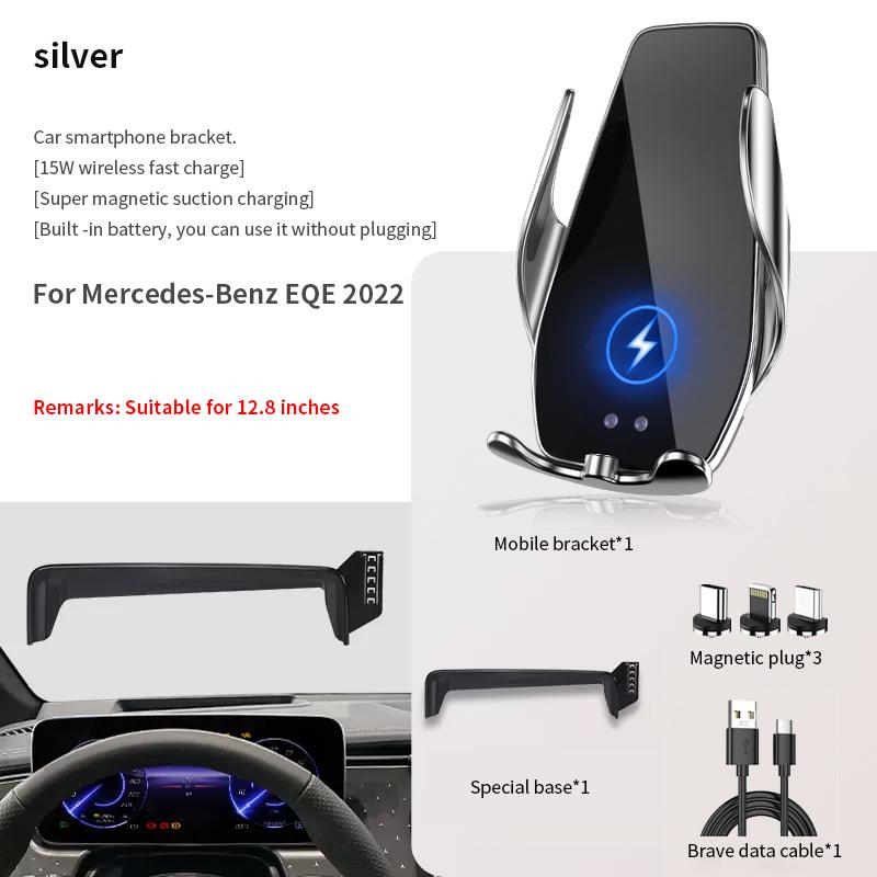 Car Phone Holder For Mercedes-Benz EQE 350+ 2022 New Energy Screen Navigation Wireless Bulls Big Format