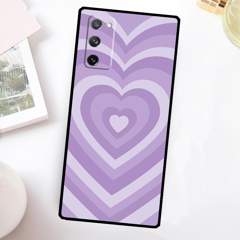 Latte Love Coffee Heart Brown Phone Case For Samsung Galaxy S26 S25 S24 S23 Ultra S20 FE S10 S21 S22 Plus S25 FE Cover